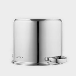 Кастрюля Катунь «Гретта», 7.3 л, d=22 см, с крышкой, капсульное дно, индукция, нержавеющая сталь, AISI - 201, хромированная