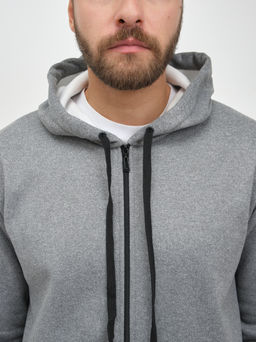 Толстовка муж. Дэнди 3-х нитка начес серый