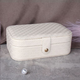 Шкатулка для украшений 20x14x7 см / Q302 Белый /уп 60/ 738386