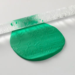 Скалка для творчества акрил Снежинки 16?1 см