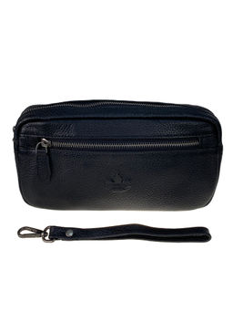 Мужская сумка клатч из натуральной кожи, цвет коричневый