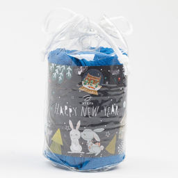 Полотенце подарочное Этель Happy new year индиго, 50х90см, 100% хлопок, 340 г/м2  фото 5