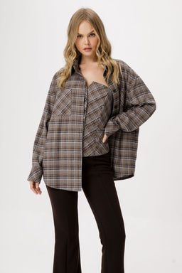 Рубашка Pirs 6394 серый