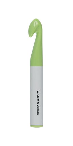 Для вязания Gamma PCH крючок пластик d 20 мм 17 см в чехле  фото 4