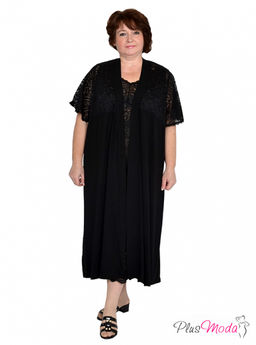 Халат-пеньюар Модель №856 размеры 44-84 - Plusmoda фото 6