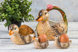 Вазочка под зубочистки 45 мл 10*5*9 см Уточка + зубочистки - Elan gallery фото 18