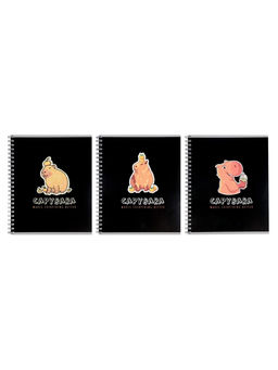 Набор тетрадей Calligrata. Capy, 3 штуки, 80 листов, на гребне, обложка из мелованного кратона