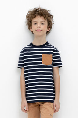 КР 302380/индиго,полоска к452, фуфайка