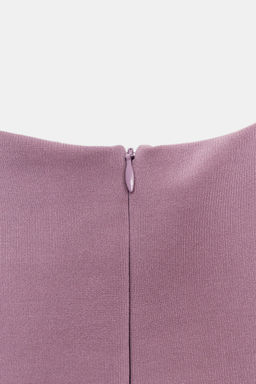 VESTIDO CORTO STRETCH ENCAJE / Rosa / Lila - Zara фото 6