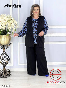 Элегантный костюм тройка женский - Bruno фото 3