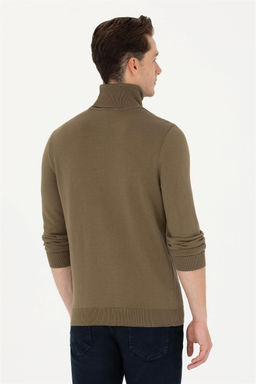 U. S. Polo Assn Мужской базовый свитер цвета хаки - U.s. polo assn фото 12