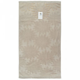 Полотенце махровое "Подсолнух" 50х90см, хлопок 100%, бежевый (Китай)