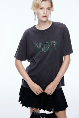 Camiseta boxy con estampado - H&m фото 2