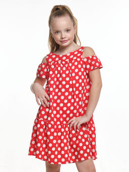 Платье в горох 22-7180 голубой горох - Mini maxi фото 7