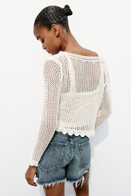 ROMANTIC KNIT CARDIGAN - Zara фото 7