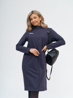 854 Платье "Серый"