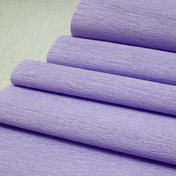 Бумага крепированная сиреневая пастель 60г/м2 (№21) 50*250см, в пакете