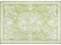 07с-39ЯК 50*70 Полотенце "Гжель" цв. трава (салатовый)