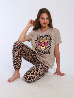 Комплект для девочки Леопард Ладошки фото 26