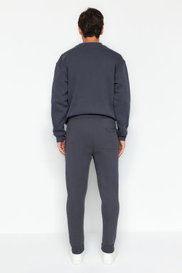 TRENDYOL MAN Antrasit %100 Pamuk Regular/Normal Kesim Harf Nak?sl? Jogger Esofman Alt? TMNAW24EA00014 - Trendyolmilla фото 6
