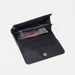 Кошелёк на магните, цвет чёрный - Simaland фото 5
