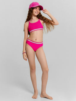 Купальник раздельный для девочек розовый - Mark formelle фото 3