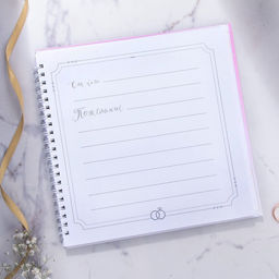 Книга свадебных пожеланий В день нашей свадьбы, на пружине, 21,5 х 21 см - Долго и счастливо фото 3