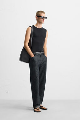 RIBBED TANK T-SHIRT