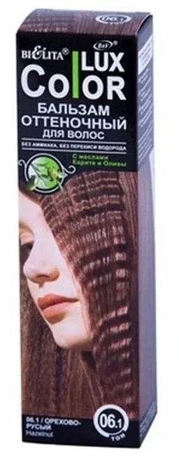 Бальзам оттеночный для волос №06.1 Орехово-русый, 100 мл