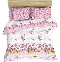 КПБ Цветение персика-розов. бязь хлопок 100% Семейный