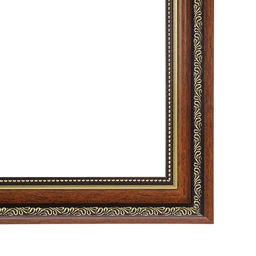 Рама для картин (зеркал) 30×40×3.3 см, пластиковая, Dorothy, коричневая