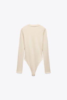COTTON MODAL BODYSUIT - Zara фото 5