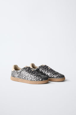 sequin sneakers - Zara фото 11