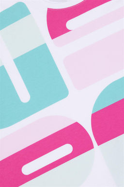 Белая футболка с круглым вырезом для девочек - U.s. polo assn фото 3