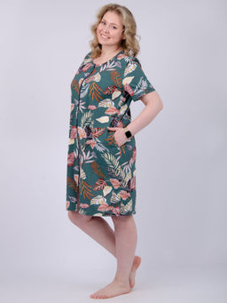 Халат "Рената" тропики, трикотаж