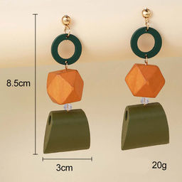 Серьги длинные на гвоздиках арт. 13 3299 (id 271249) - Rada фото 3