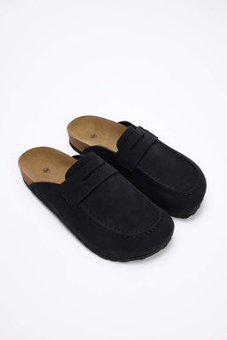 Siyah Erkek Sabo Terlik TAKSS26TE00008 - Trendyolmilla фото 2