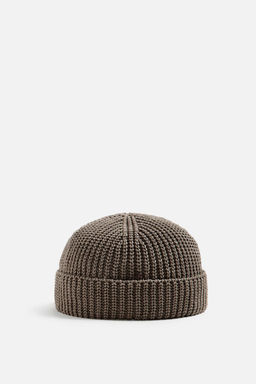 SHORT KNIT BEANIE - Zara фото 4