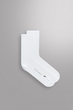 CALCETINES T?CNICOS ENTRENAMIENTO PACK 2 / Blanco