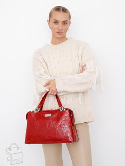 Сумка женская кожаная 9613-1S wine red Velina Fabbaino-Safenta в Новосибирске