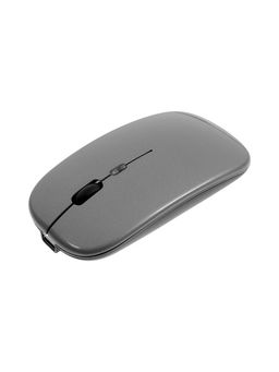 Мышь MB-2.4 беспроводная, оптическая, подсветка, 800-1600 dpi, USB, Bluetooth, серая