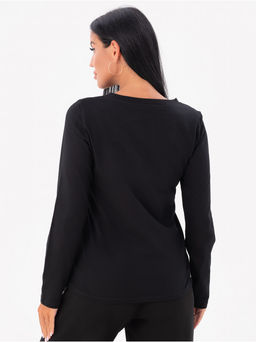 Лонгслив ВЕ женский черный - София фото 12