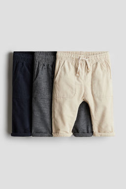 Pack de 3 pantalones de pana