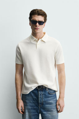 POLO ESTRUCTURA WAFFLE / Crudo - Zara фото 2