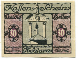 Банкнота 30 геллеров 1920 года Австрия Пёхларн (нотгельд)