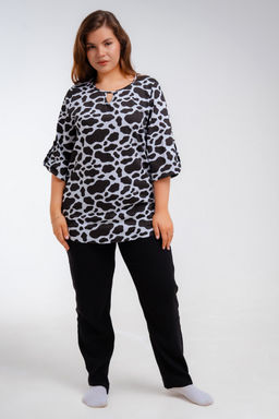 Туника женская из кулирки Полина корова - Амадэль фото 2