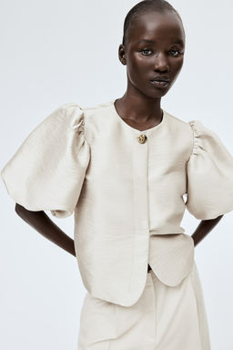 Blusa con mangas globo - H&m фото 6