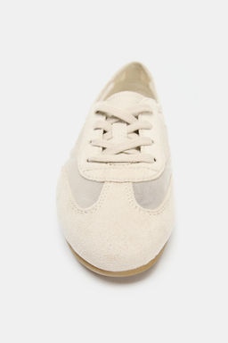 BLUCHER DEPORTIVO COMBINADO / Blanco Crudo - Zara фото 3