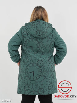 Удлинённая куртка с двойным замком