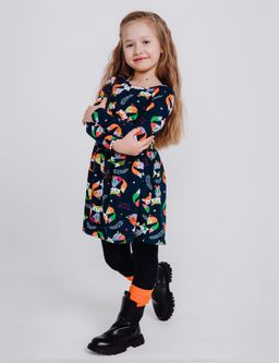 Платье Эля лисы разноцветные - Sovalina фото 8